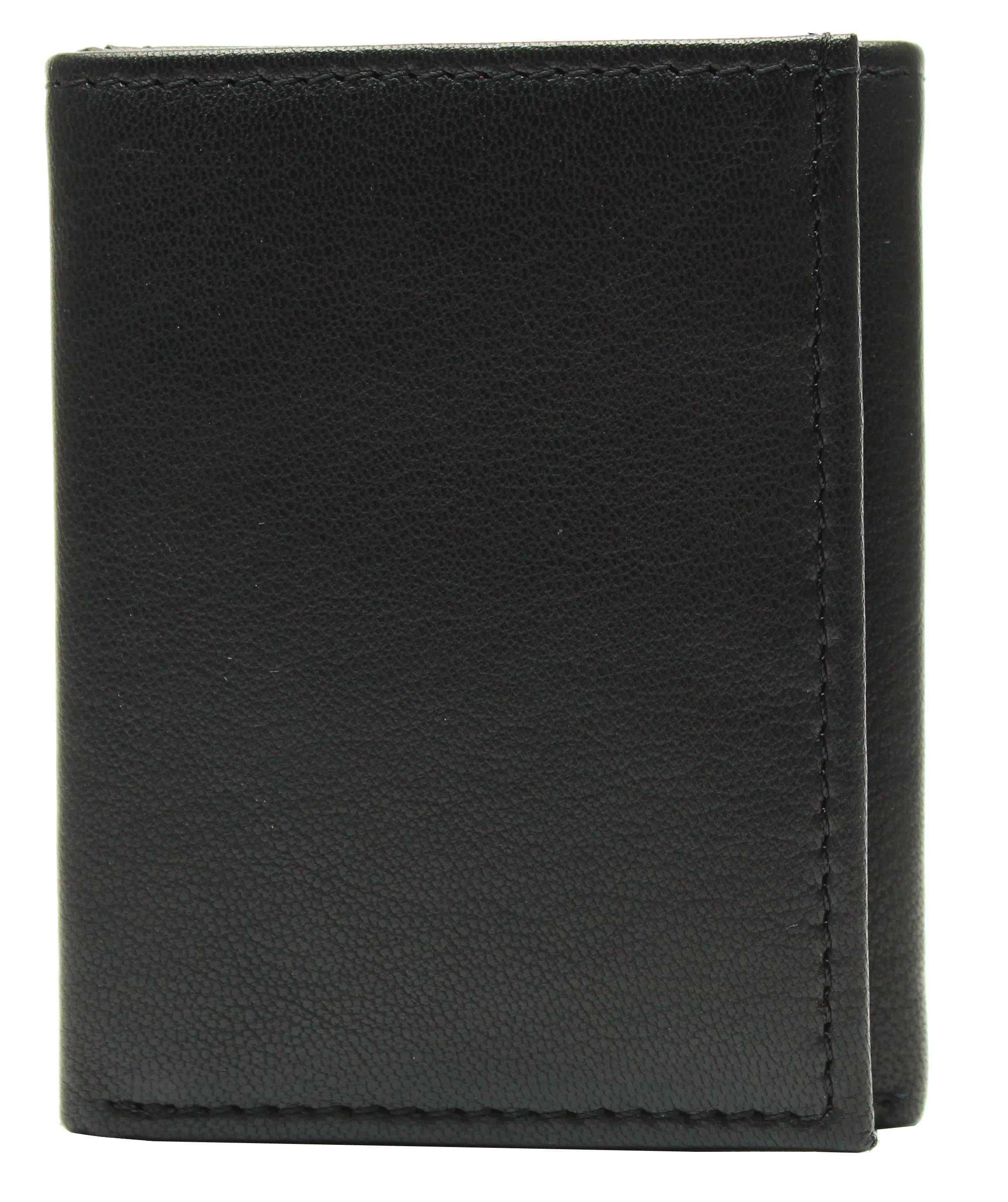 Men s George Trifold Black Wallet Walmart