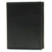 Men's George Trifold Black Wallet