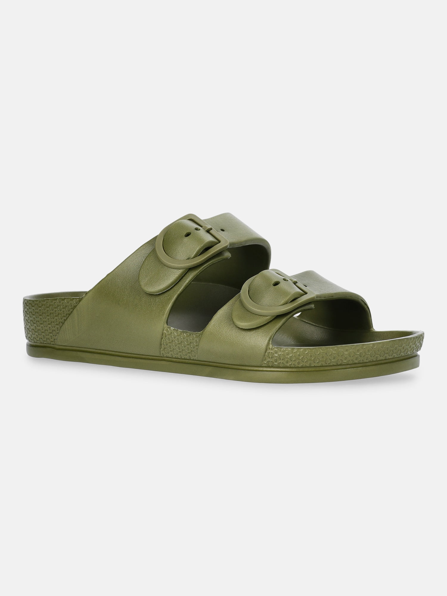 George Men's Two Buckle Slide Sandals