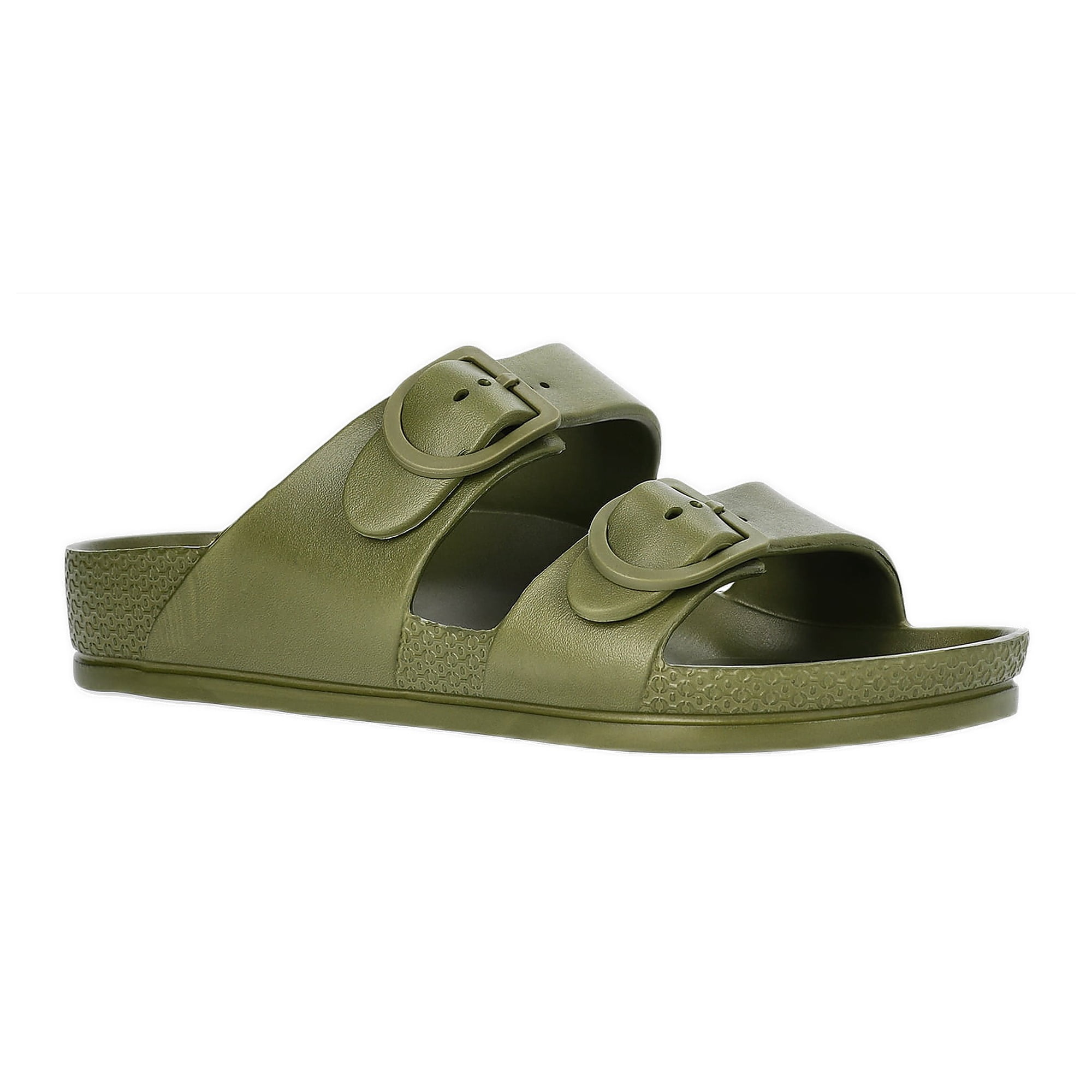 George Men's Two Buckle Slide Sandals