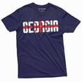 thumbnail image 1 of Men's Georgia Shirt Sakartvelo T-Shirt Georgian Gifts Georgia Patriotic Flag Georgia Country Shirt (Large Navy Blue), 1 of 7