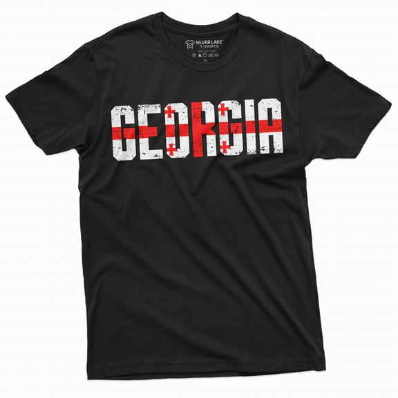 Men's Georgia Shirt Sakartvelo T-Shirt Georgian Gifts Georgia Patriotic Flag Georgia Country Shirt