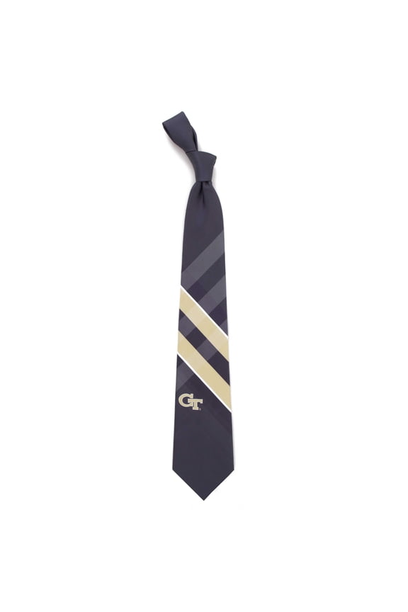 Men's Georgia Tech Yellow Jackets Woven Polyester Grid Tie