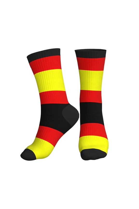 Men's German Flag Germany Novelty Athletic Socks Women's Digital Printing Funky Patterned Crew Socks