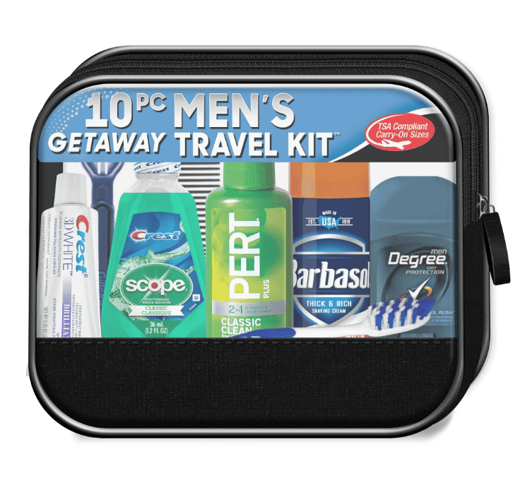 Men's Get Away 10 pc Travel Kit