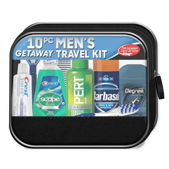 Men's Get Away 10 pc Travel Kit