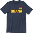 thumbnail image 1 of Men's Ghana Flag Football Africa Cup Of Nations 2019 Vintage Country T-Shirt, 1 of 4