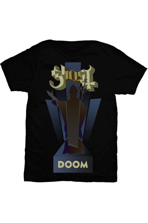 Men's Ghost Doom T-shirt Small Black
