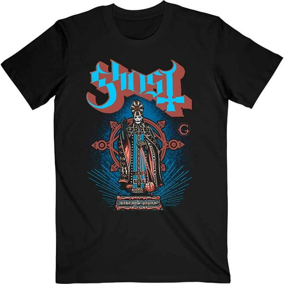 Men's Ghost Habemus Papam Slim Fit T-shirt Large Black