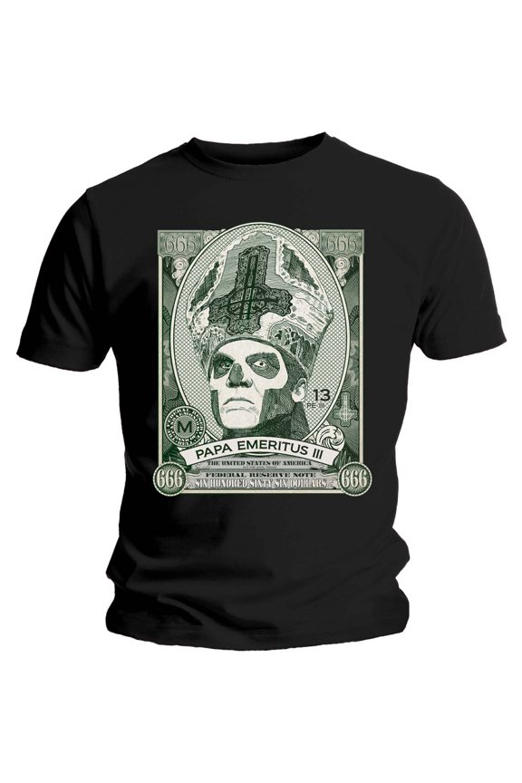 Men's Ghost Papa Cash Slim Fit T-shirt Large Black