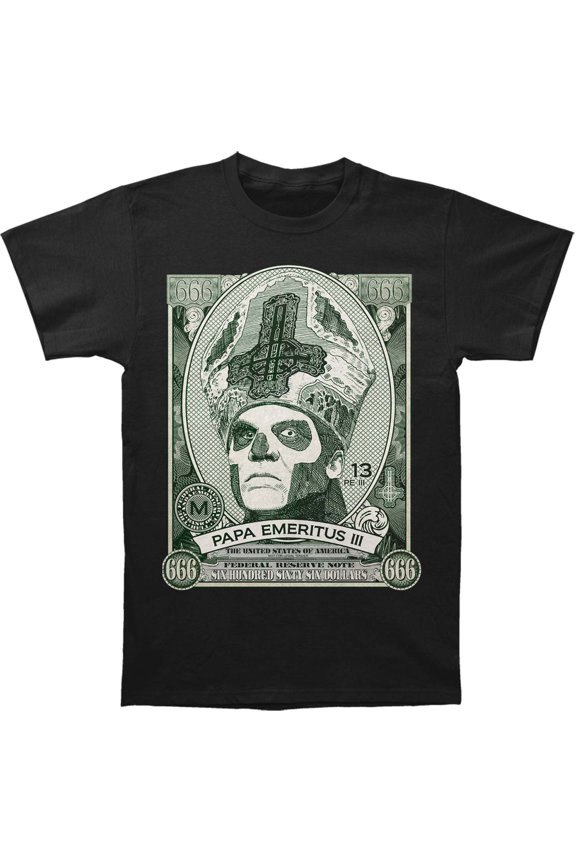 Men's Ghost Papa Cash Slim Fit T-shirt Small Black