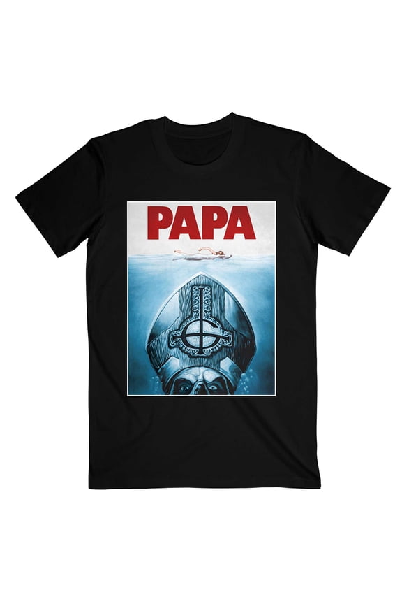 Men's Ghost Papa Jaws Slim Fit T-shirt XX-Large Black