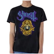 Mens Ghost Swear Right Now T-shirt Small Black