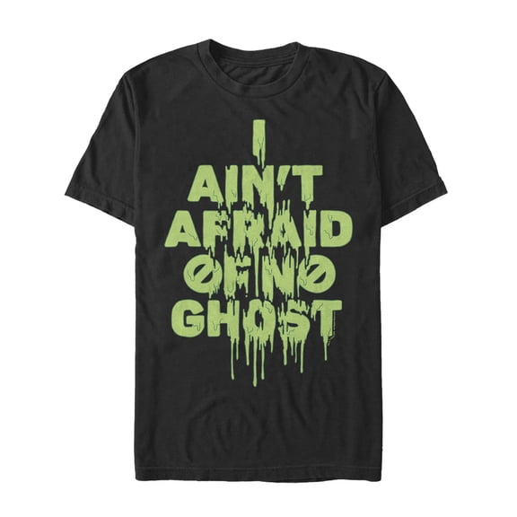 Men's Ghostbusters Ain't Afraid of No Ghost Graphic Tee Black Large