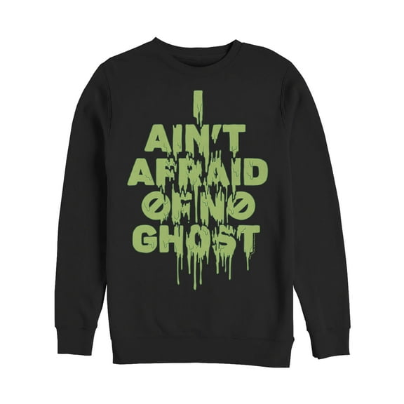Men's Ghostbusters Ain't Afraid of No Ghost  Sweatshirt Black X Large