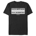 thumbnail image 1 of Men's Ghostbusters Back Off Man I'm a Scientist  Graphic Tee Black X Large, 1 of 5