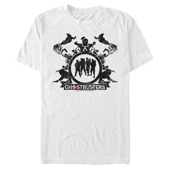 Men's Ghostbusters Character Stamp Graphic Tee White X Large