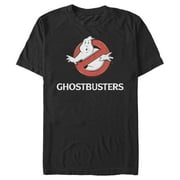 Men's Ghostbusters Movie Logo Graphic Tee Black 4X Large