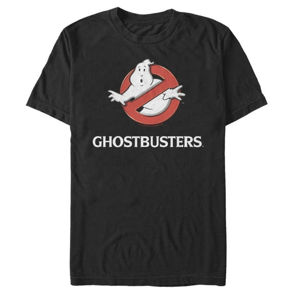 Men's Ghostbusters Movie Logo Graphic Tee Black 4X Large