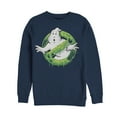 thumbnail image 1 of Men's Ghostbusters Slime Logo Sweatshirt Navy Blue X Large, 1 of 3