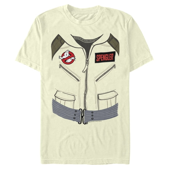 Men's Ghostbusters Spengler Official Uniform  Graphic Tee Beige 2X Large