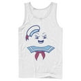 thumbnail image 1 of Men's Ghostbusters Stay Puft Marshmallow Man Face  Tank Top White 2X Large, 1 of 4