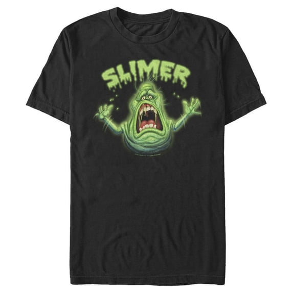 Men's Ghostbusters The Slimer Graphic Tee Black 3X Large