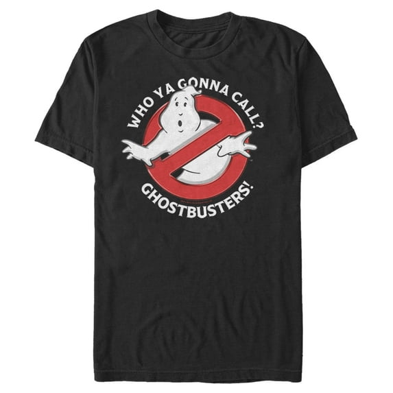 Men's Ghostbusters Who Ya Gonna Call Graphic Tee Black 3X Large