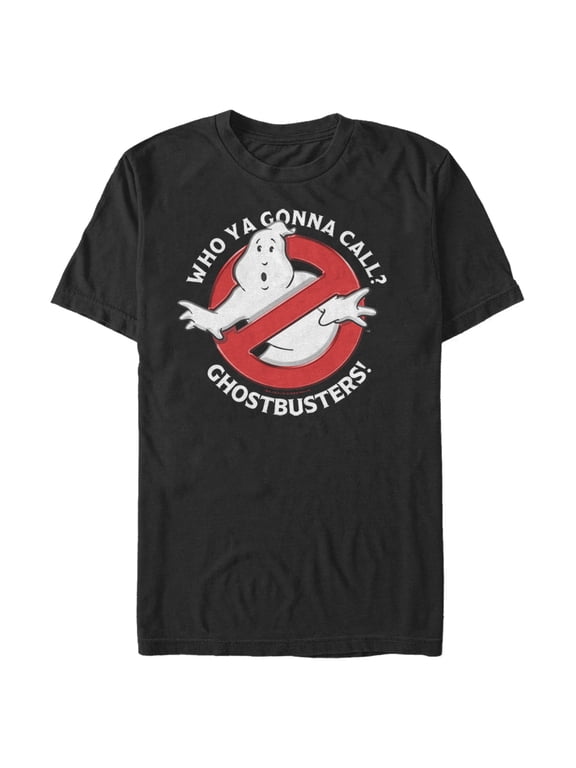 Men's Ghostbusters Who Ya Gonna Call Graphic Tee Black X Large