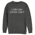 thumbnail image 1 of Men's Ghostbusters Who You Gonna Call Collage  Sweatshirt Charcoal Heather Large, 1 of 4