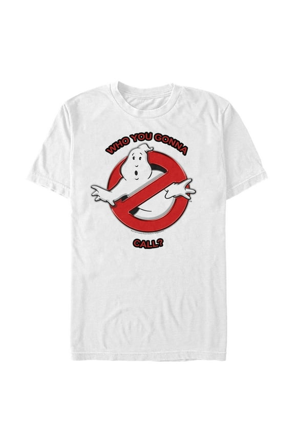 Men's Ghostbusters Who You Gonna Call? Graphic Tee White Medium