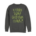 thumbnail image 1 of Men's Ghostbusters Who You Gonna Call Pattern  Sweatshirt Charcoal Heather Medium, 1 of 3