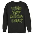 thumbnail image 1 of Men's Ghostbusters Who You gonna Call Collage  Sweatshirt Black 2X Large, 1 of 4