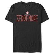 Mens Ghostbusters Winston Zeddemore Name Graphic Tee Black X Large