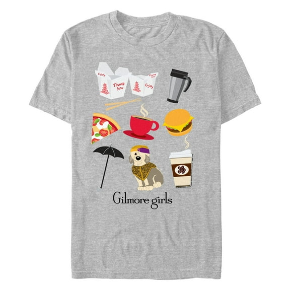 Men's Gilmore Girls Iconic Icons  Graphic T-Shirt