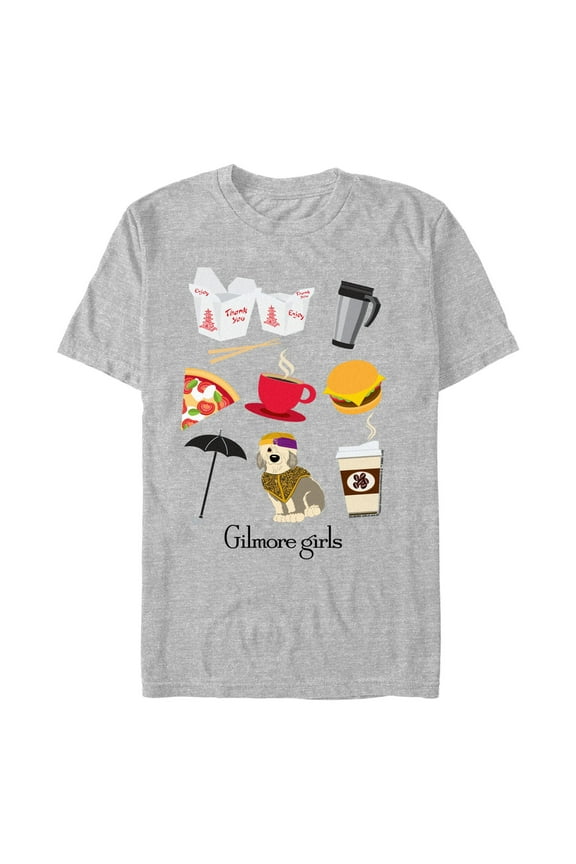 Men's Gilmore Girls Iconic Icons  Graphic T-Shirt