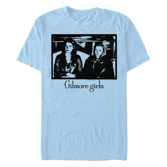 Men's Gilmore Girls Lorelai and Rory Portrait  Graphic T-Shirt
