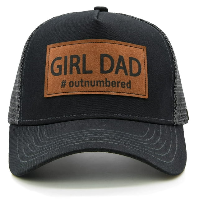 Men's Girl Dad Outnumbered Baseball Cap Father's Day Dad Hat from Wife ...