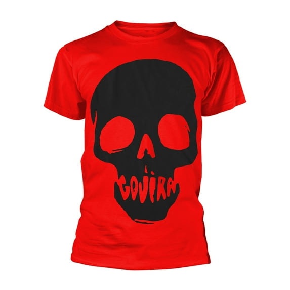 Men's Gojira Skull Mouth (organic Ts) T-shirt Small RED