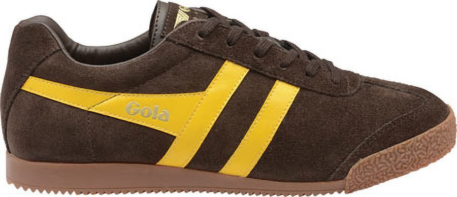 gola harrier tobacco Gola Harrier Suede Tobacco Ecru Mens Lace Up Sneakers