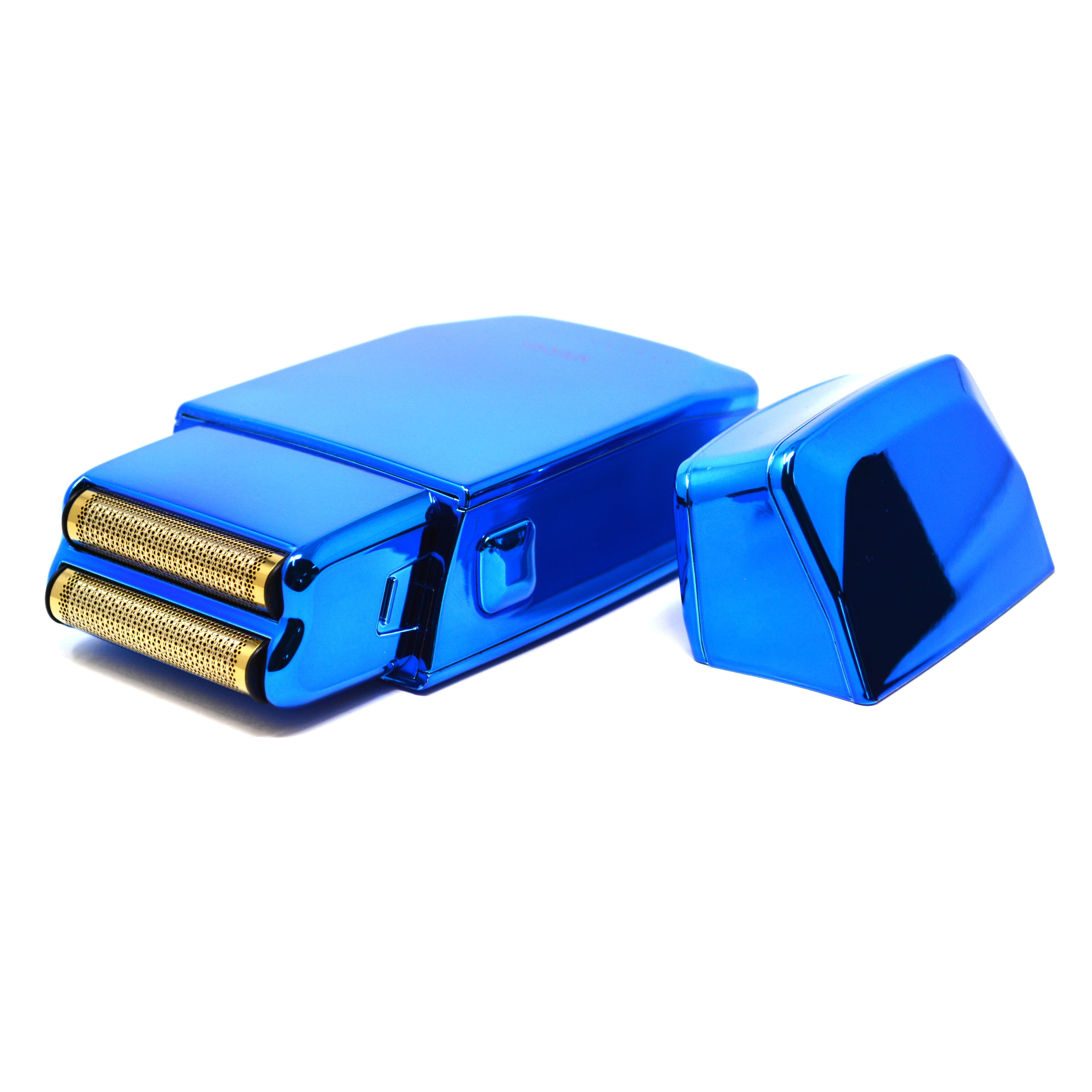 Men's Gold Foil Shaver USB With Pouch XPERSIS Professional Blue Color