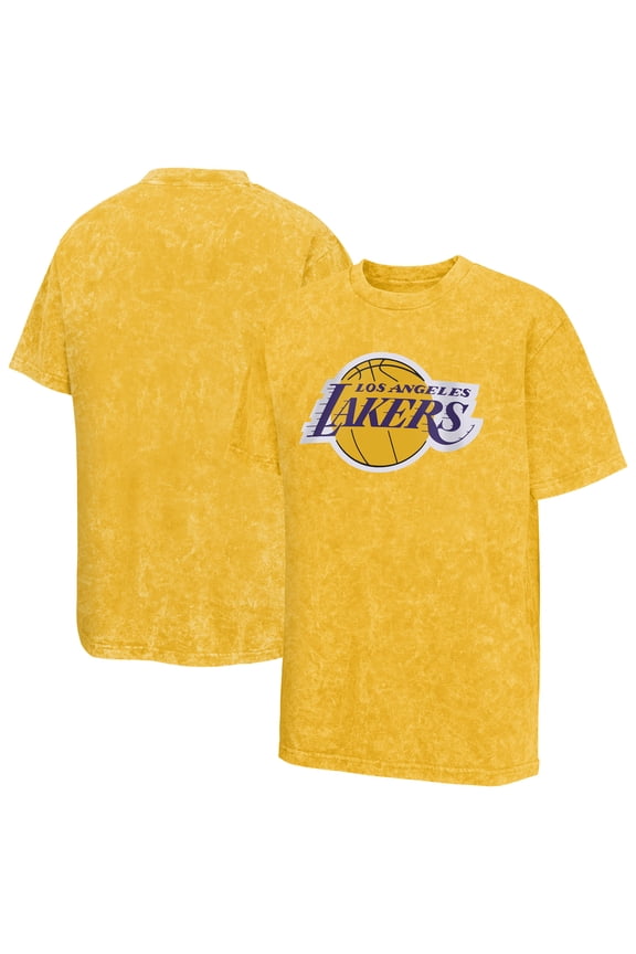 Youth Gold Los Angeles Lakers Rugged Defense T-Shirt