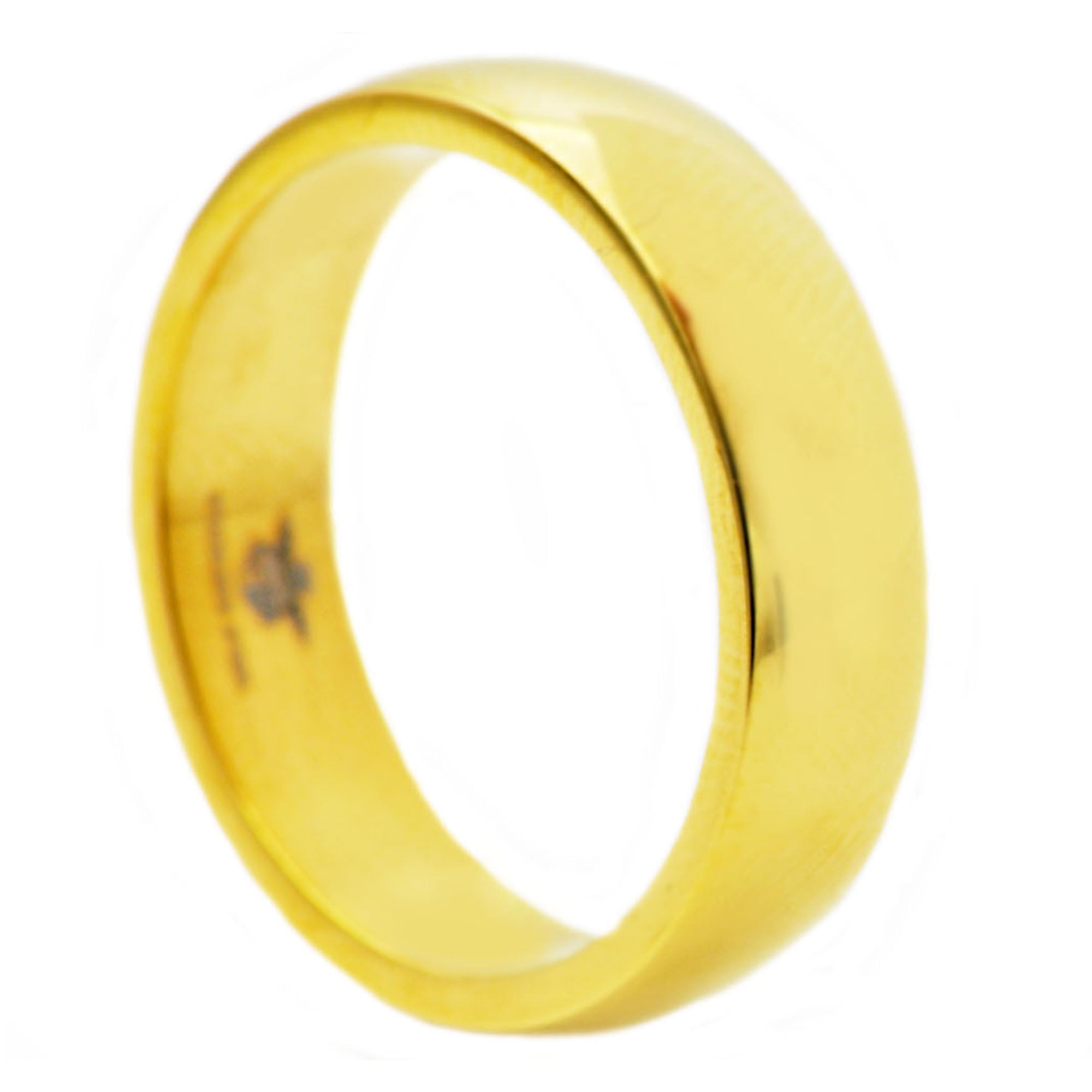 Men's Gold Plated Stainless Steel Band.
