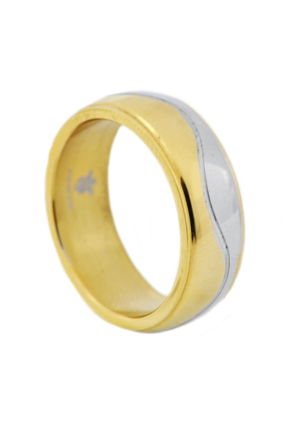 Men's Gold Plated Stainless Steel Band