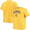 thumbnail image 1 of Men's Gold San Diego Padres Big & Tall Secondary Logo T-Shirt, 1 of 3