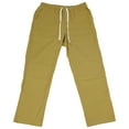 thumbnail image 1 of Men's Gold Thobe Kurta Pants Serwal Pajama Scrubs Drawstring Waist Size 36-38, 1 of 4