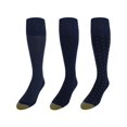 Men's Gold Toe 2055H Over The Calf Premium Fashion Socks 3 Pack (Navy