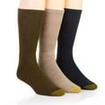 thumbnail image 1 of Men's Gold Toe 2306S Moisture Control Uptown Crew Socks - 3 Pack (Olive/Tobacco/Denim O/S), 1 of 3