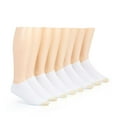 thumbnail image 1 of Men's Gold Toe 656FB Cushioned Cotton No Show Socks - 8 Pack (White O/S), 1 of 1
