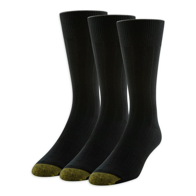 Men's Gold Toe Dress Rib Crew Socks